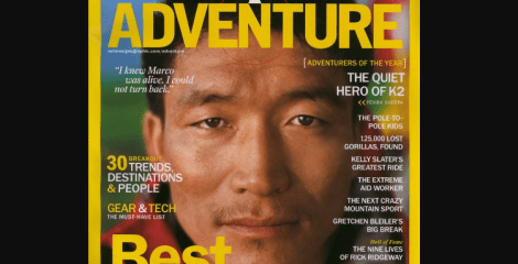 4 of the best sherpa climbers still alive. pemba gyalje Sherpa on the cover of nat geo