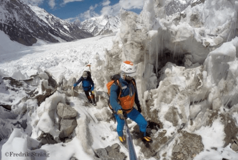 traversing with neck injury fredrik strang k2 2017