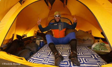 Fredrik Strang in tent k2 2017