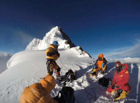 Fredrik strang climbs broad peak in 2017