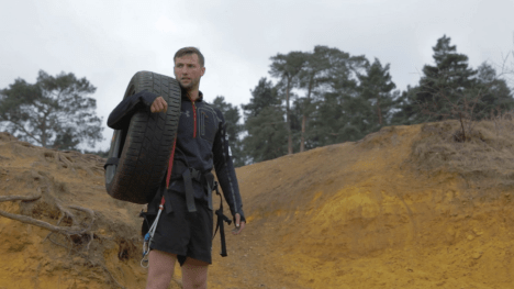 scott sears with tire