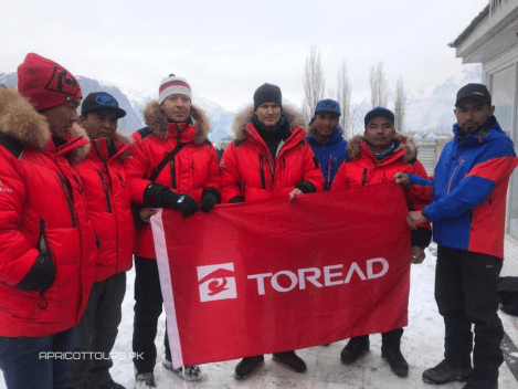 Apricot Tours toread sponsor photo shoot k2 winter 2020