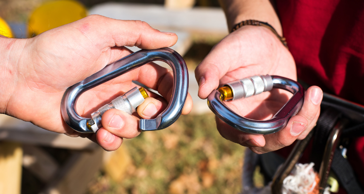 an example of heavy-duty belaying carabiners - Base Camp Magazine. an example of heavy-duty belaying carabiners - Base Camp Magazine.